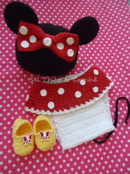 Kit para foto newborn Minnie